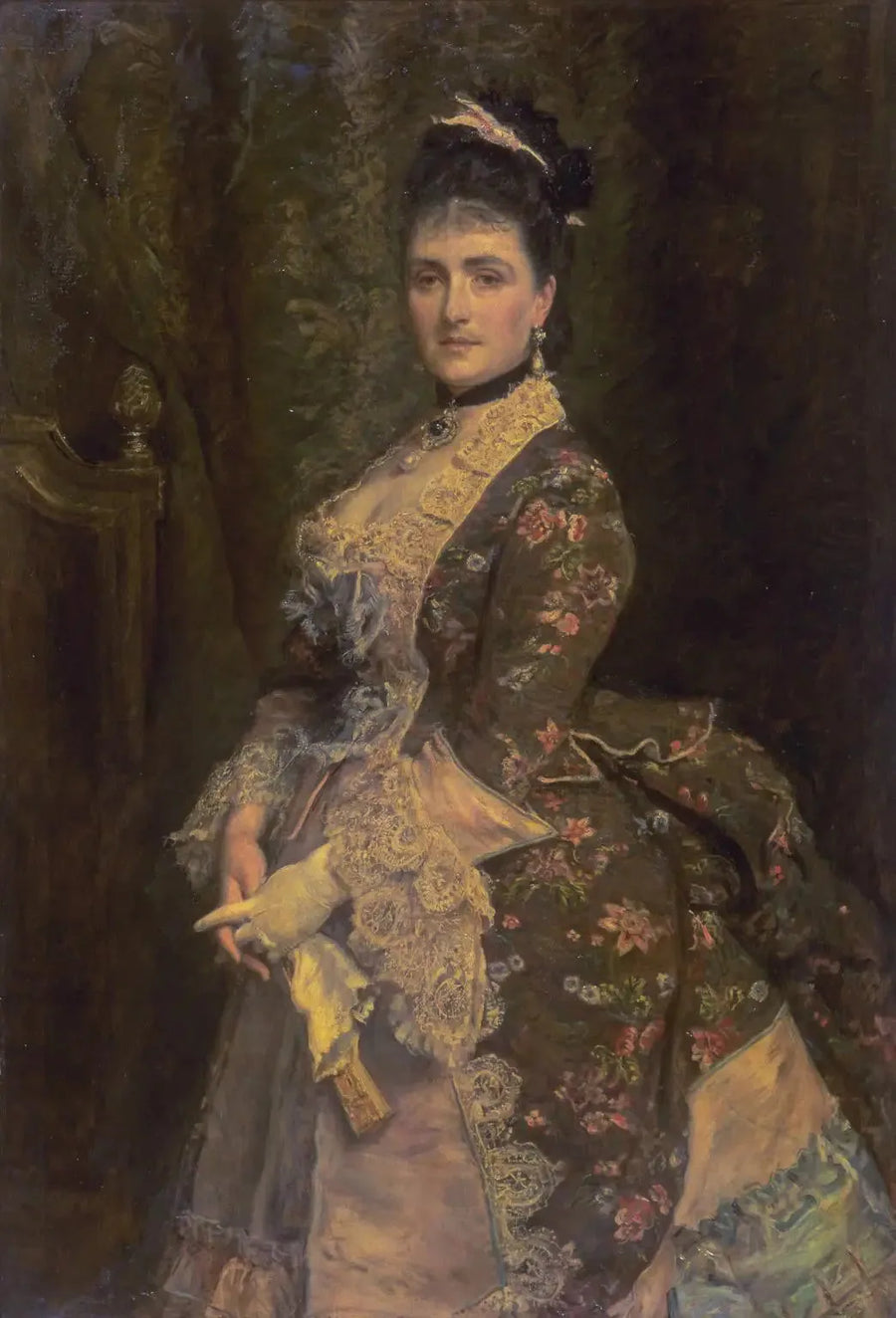 Mme Bischoffsheims porträtt - John Everett Millais