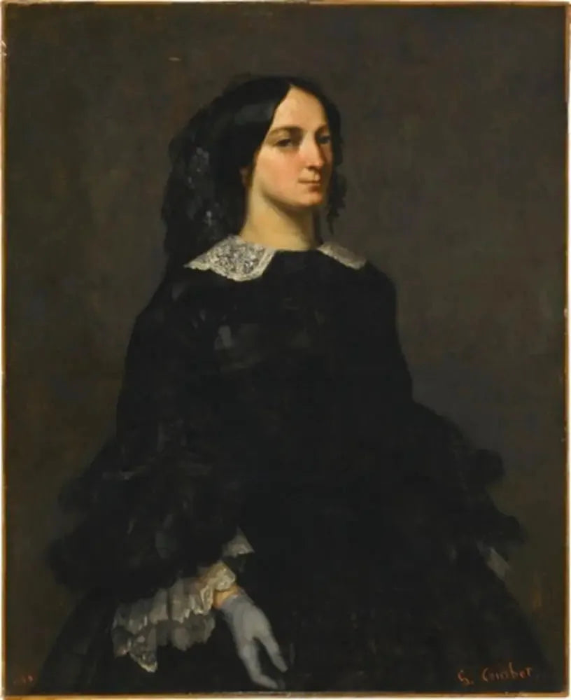 Porträtt av fru Charles Maquet - Gustave Courbet