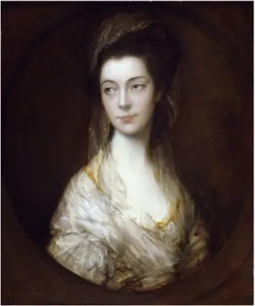 Porträtt av fru Christopher Horton (1743-1808), framtida hertiginna av Cumberland - Thomas Gainsborough