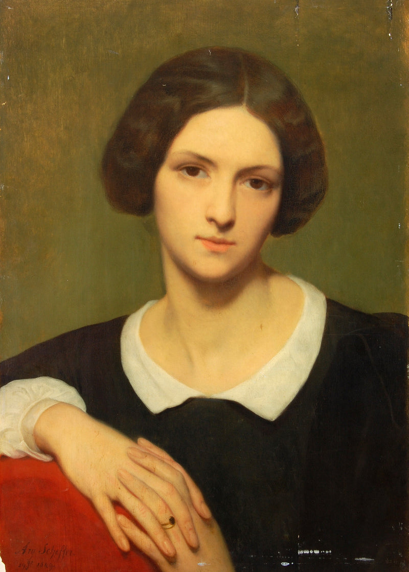 Porträtt av fru Cornelia Marjolin, född Scheffer, i åldern av 19 år - Ary Scheffer