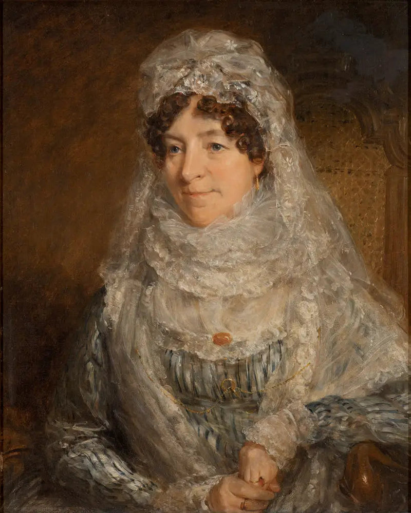 Porträtt av fru Edwards - John Constable