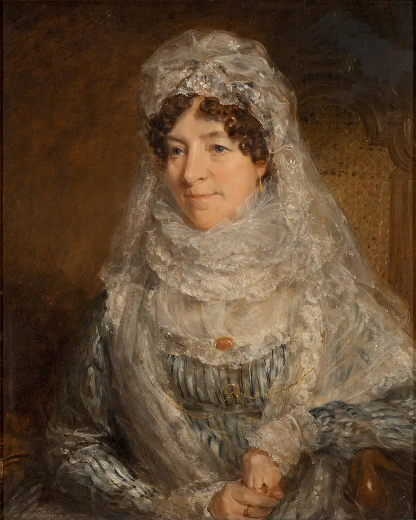 Porträtt av fru Edwards - John Constable