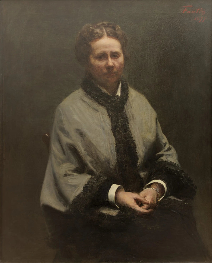 Mme Fantin-Latours porträtt - Henri Fantin-Latour