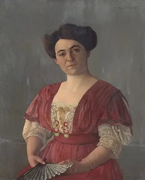 Porträtt av fru Haasen - Félix Vallotton