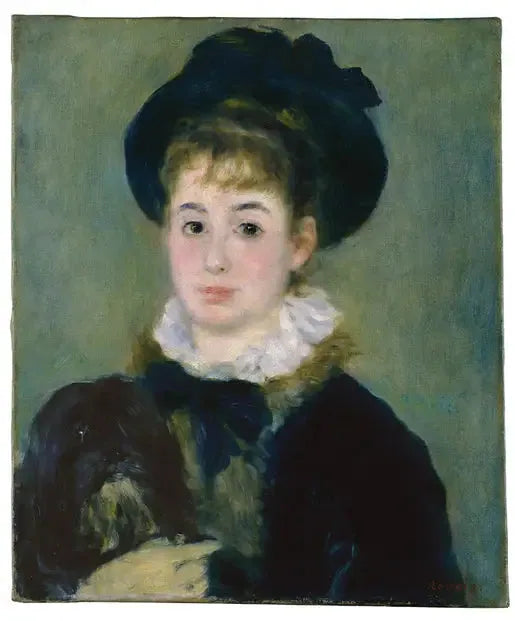 Porträtt av fru Henriot - Pierre-Auguste Renoir