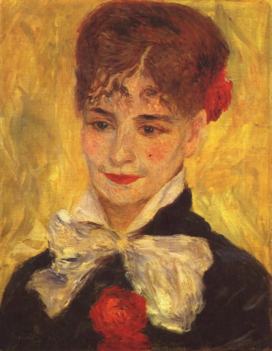 Porträtt av fru Iscovesco - Pierre-Auguste Renoir