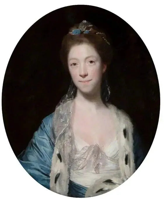 Porträtt av fru Luther - Joshua Reynolds