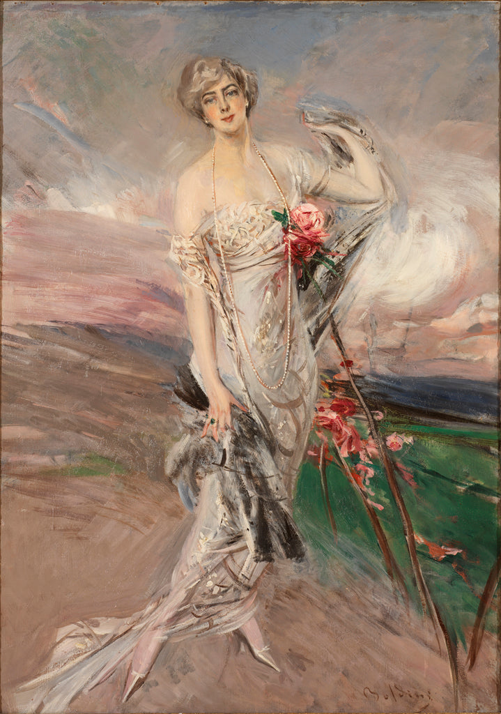 Porträtt av fru Peter Cooper Hewitt - Giovanni Boldini