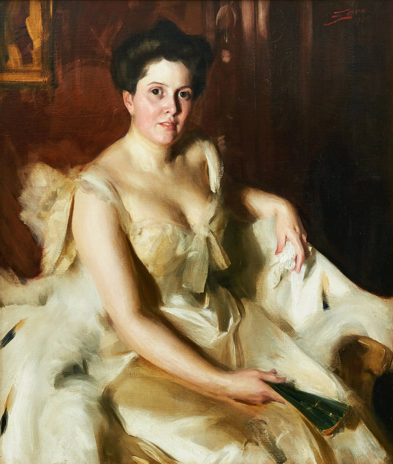 Porträtt av fru de Ver Warner - Anders Zorn