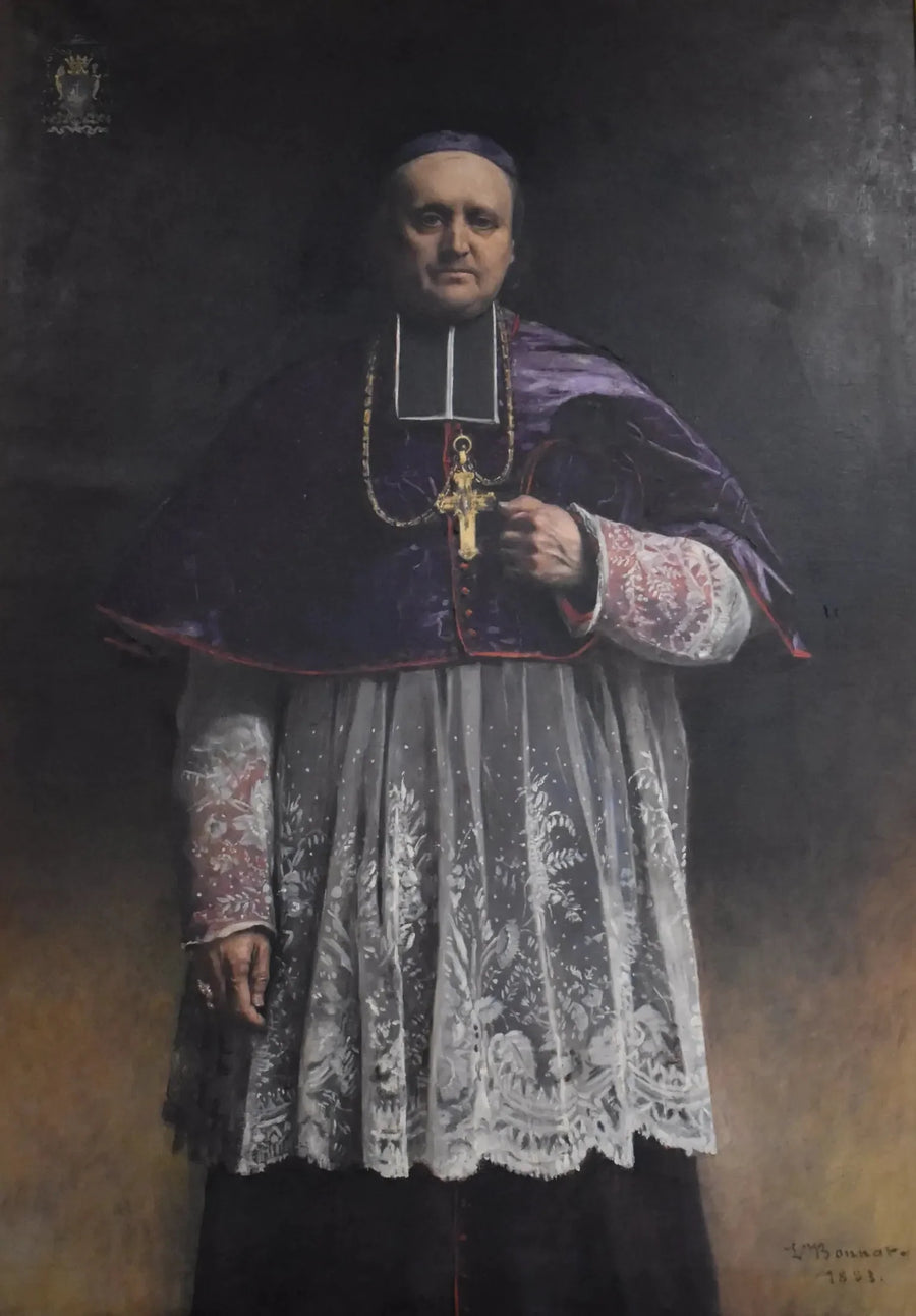 Porträtt av ärkebiskop Félix-Arsène Billard - Léon Bonnat
