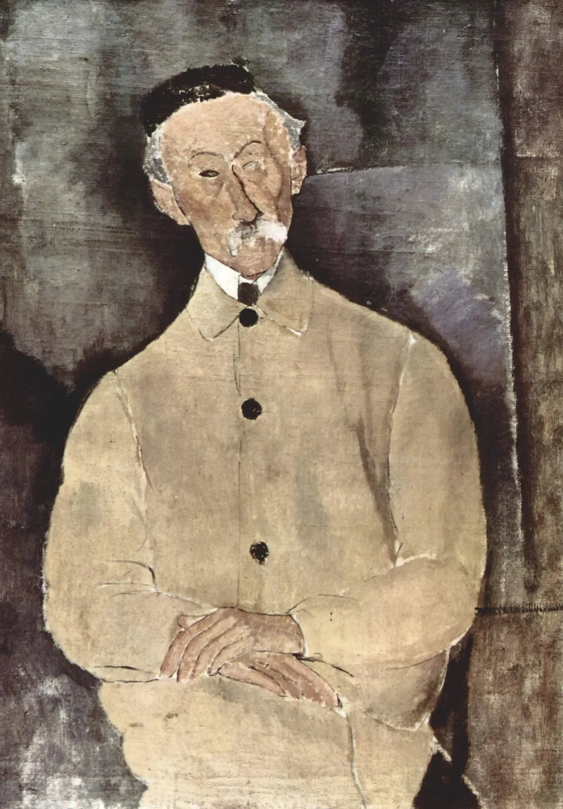 Porträtt av Monsieur Lepoutre - Amedeo Modigliani