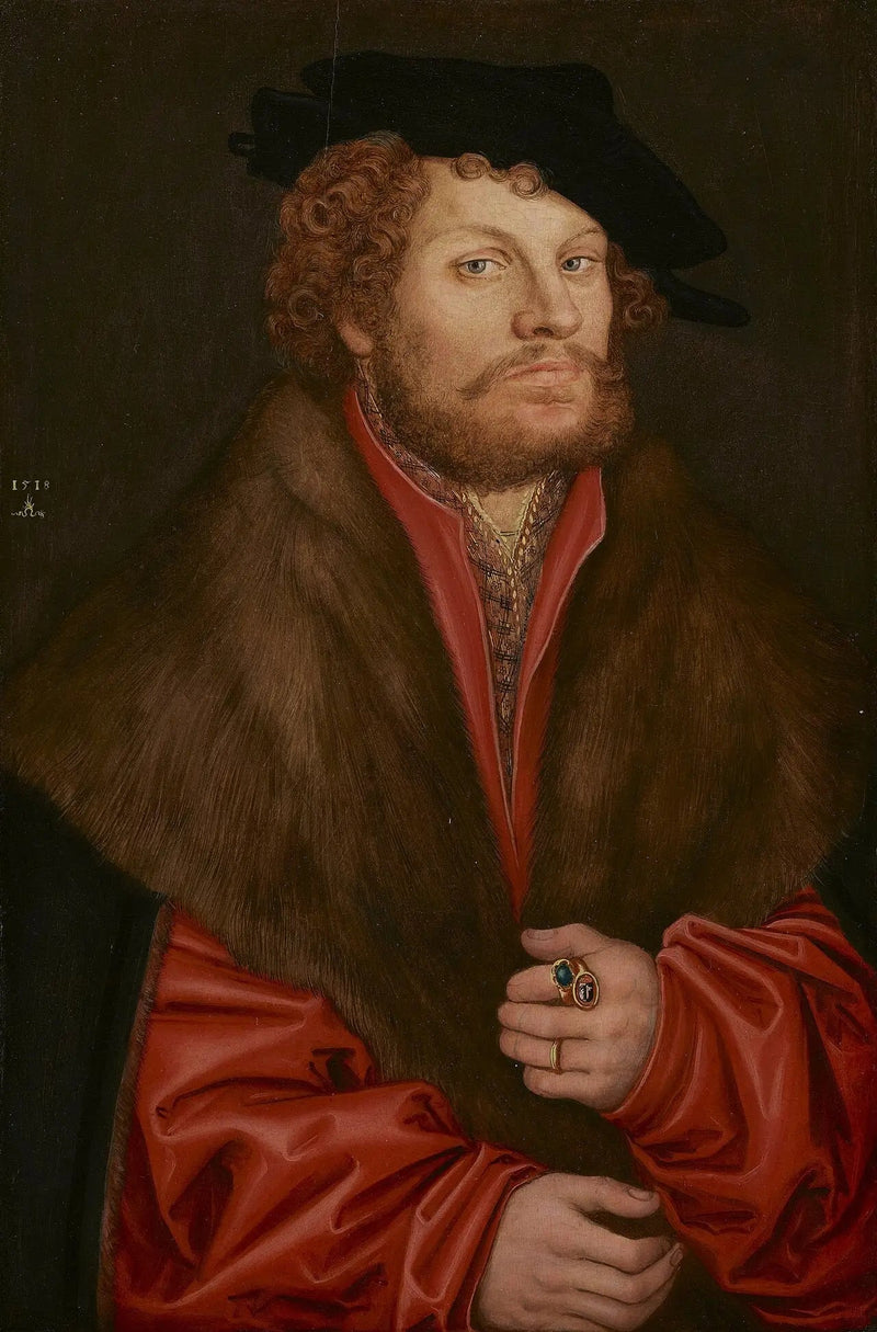 Porträtt av Moritz Buchner - Lucas Cranach den äldre