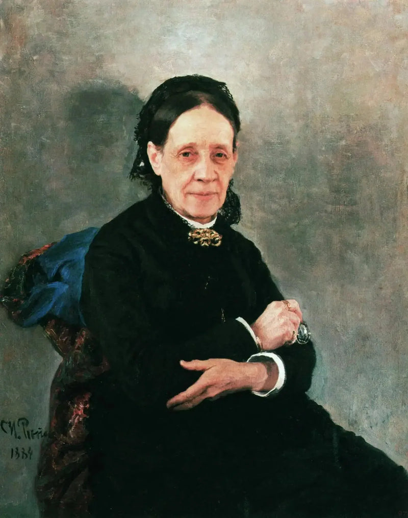 Porträtt av N. V. Stasova - Ilya Repin