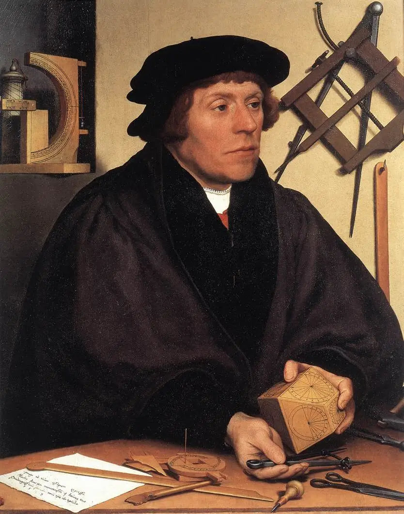 Porträtt av Nicolas Kratzer - Hans Holbein den yngre