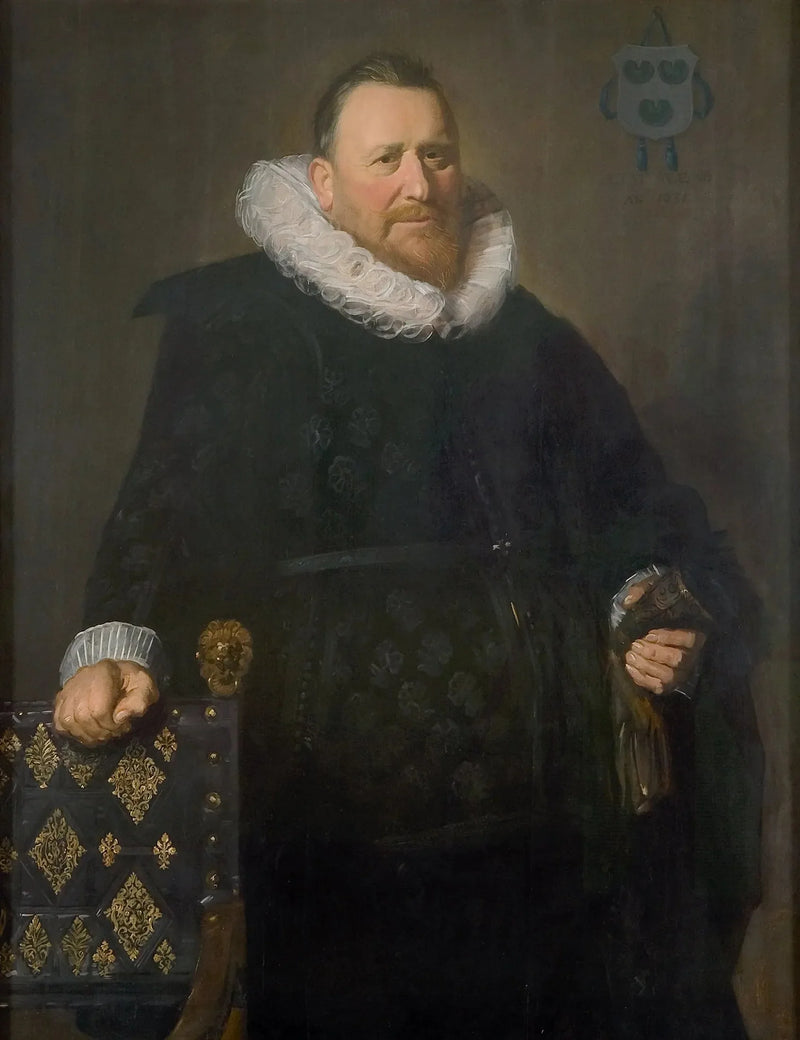 Porträtt av Nicolas van der Meer (1574- ) - Frans Hals