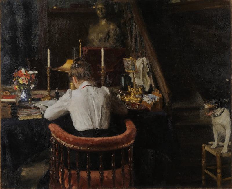 Porträtt av Nordman-Severova - Ilya Repin
