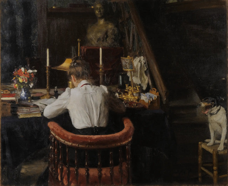 Porträtt av Nordman-Severova - Ilya Repin