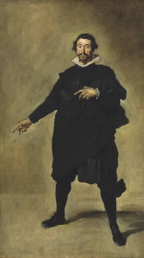 Porträtt av Pablillos de Valladolid, narr av Filip IV - Édouard Manet