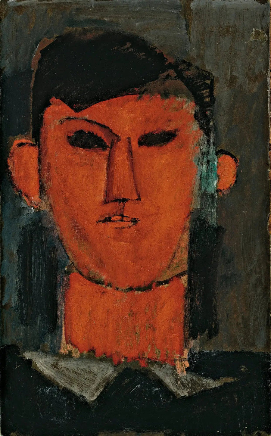 Porträtt av Pablo Picasso - Amedeo Modigliani