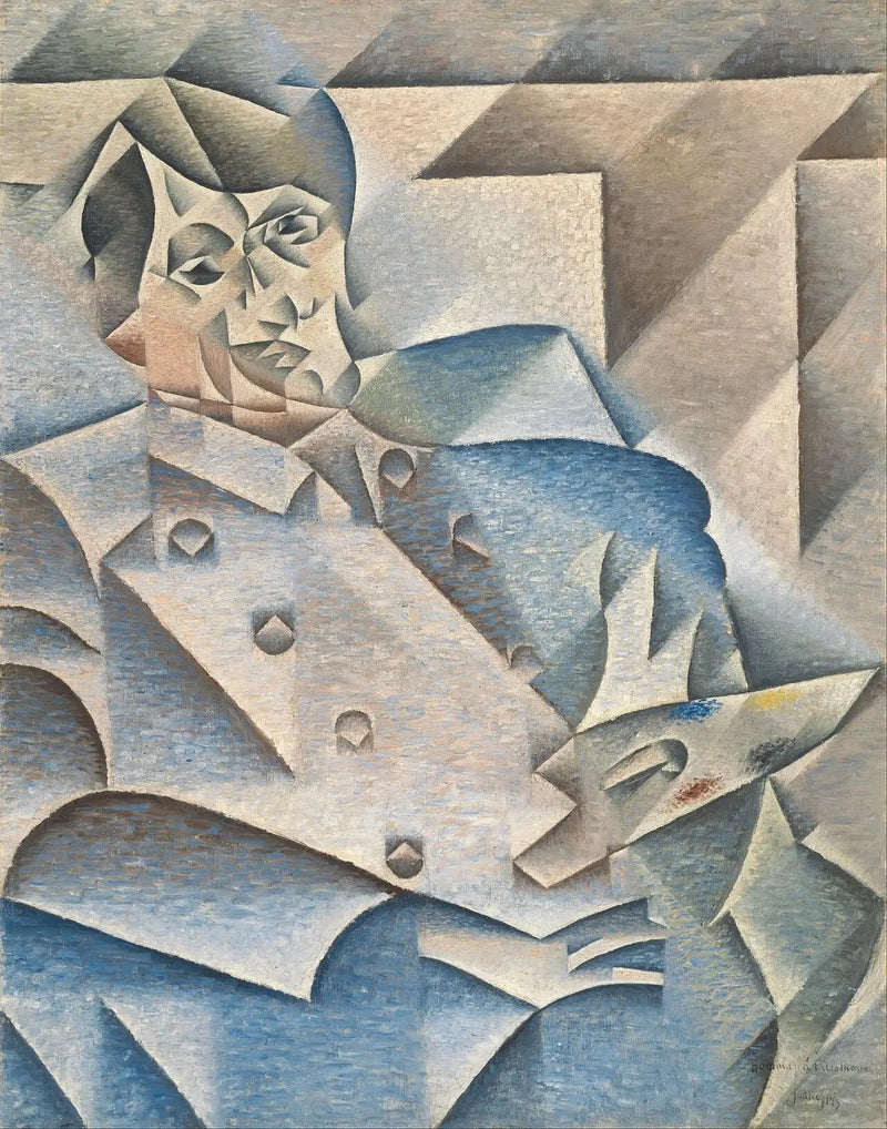 Porträtt av Pablo Picasso - Juan Gris