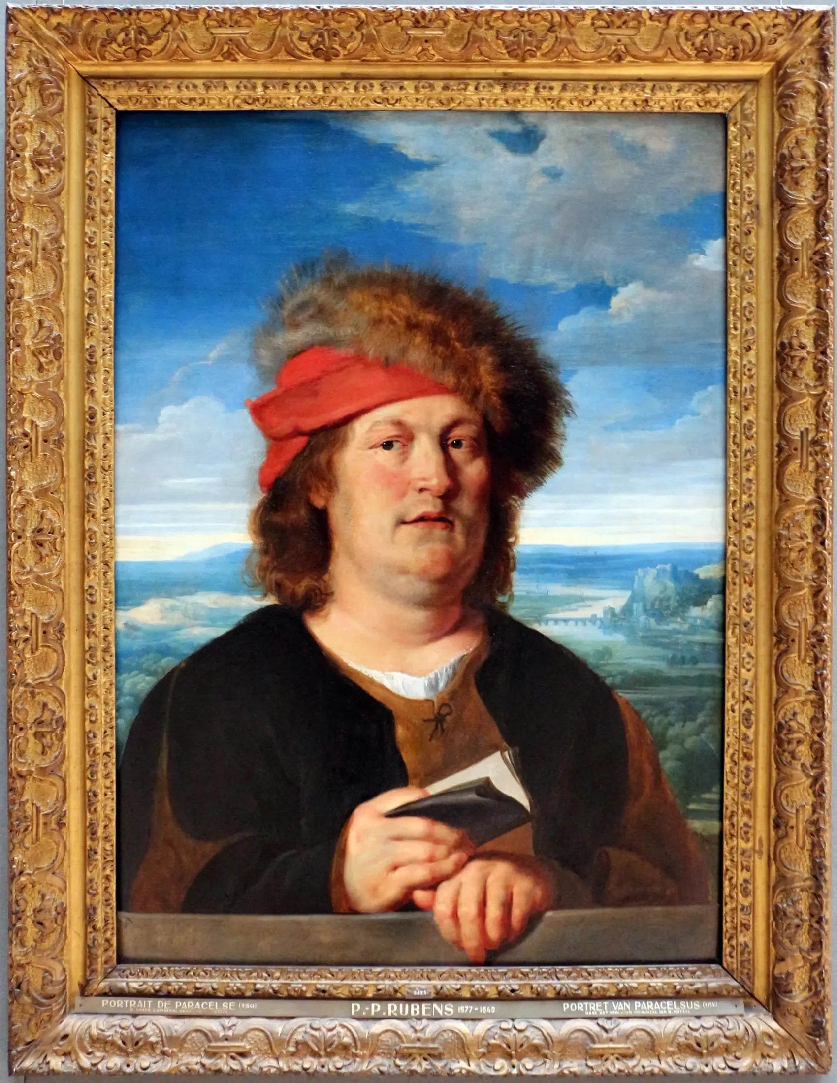 Portrait de Paracelse - Peter Paul Rubens image 1 copie peinte à la main à l’huile
