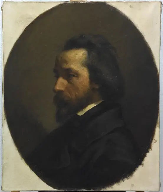 Porträtt av Paul François Collot, nyhetsförsäljare - Jean-François Millet