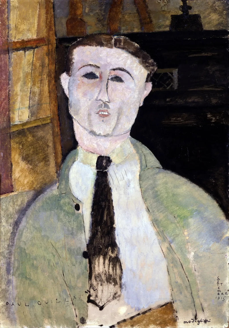 Porträtt av Paul Guillaume - Amedeo Modigliani