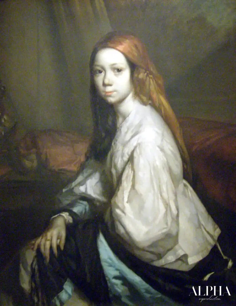 Portrait de Pauline Ono en déshabillé - Jean-François Millet - Reproductions de tableaux et peintures haut de gamme