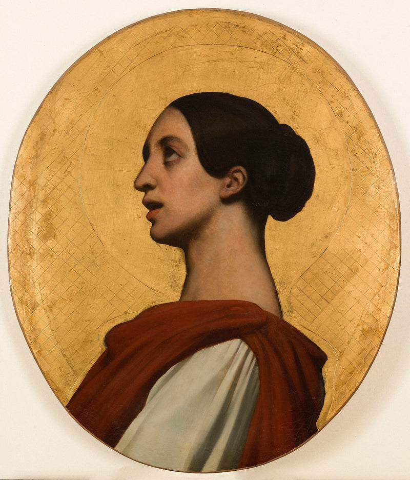 Porträtt av Pauline Viardot som helgonet Cäcilia - Ary Scheffer