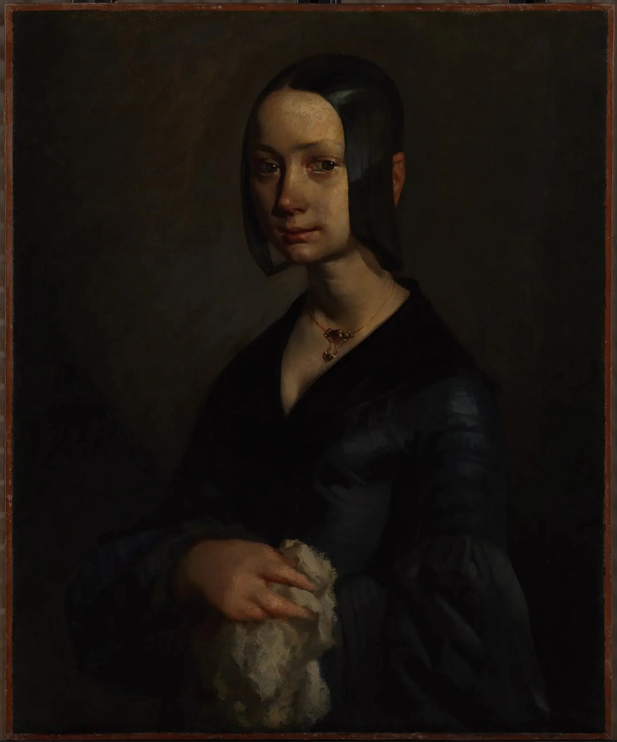 Porträtt av Pauline-Virginie Ono - Jean-François Millet