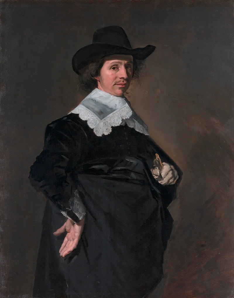 Porträtt av Paulus Verschueren (1606-1667) - Frans Hals
