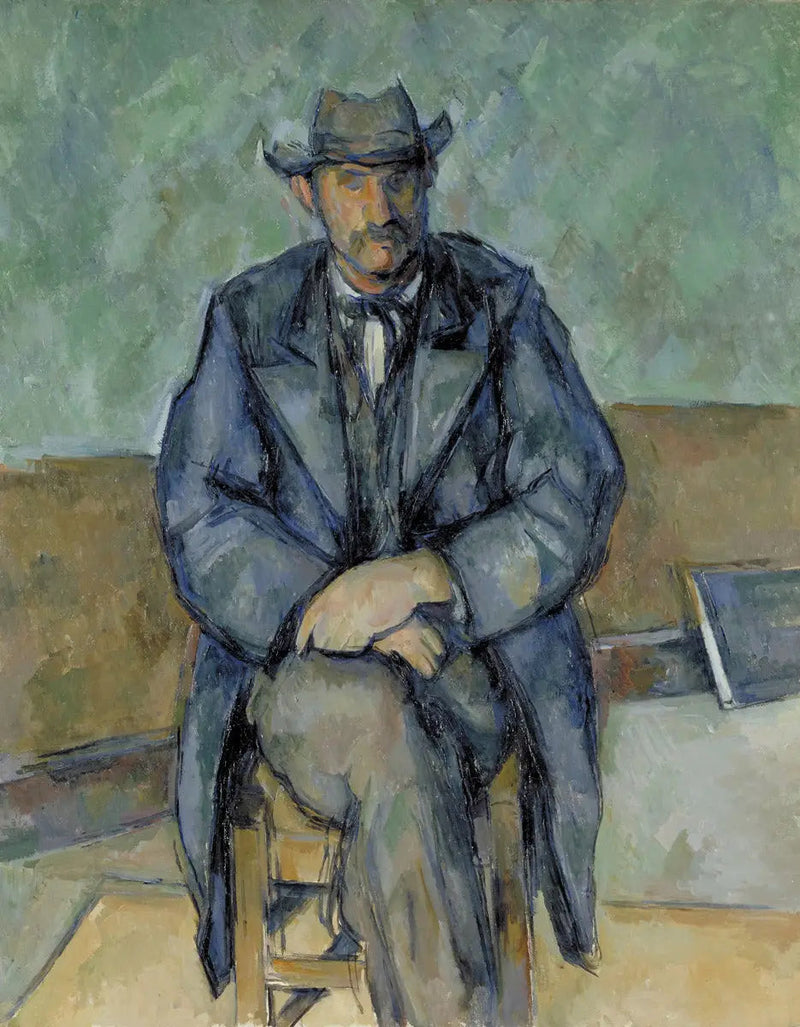 Porträtt av en bonde - Paul Cézanne