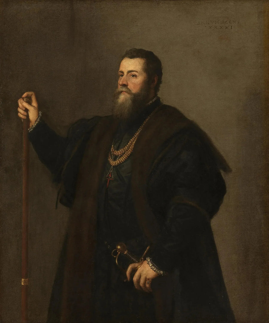 Porträtt av Pedro Álvarez de Tolède - Titian