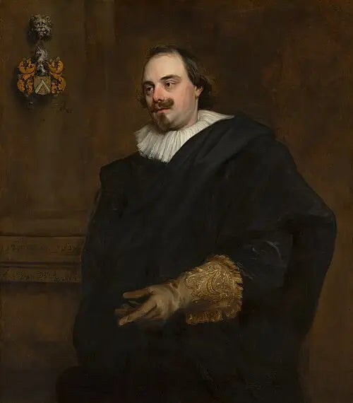 Porträtt av Peeter Stevens - Antoine van Dyck