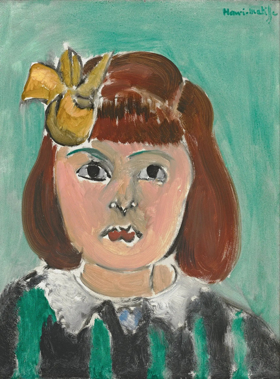 Porträtt av liten flicka - Henri Matisse