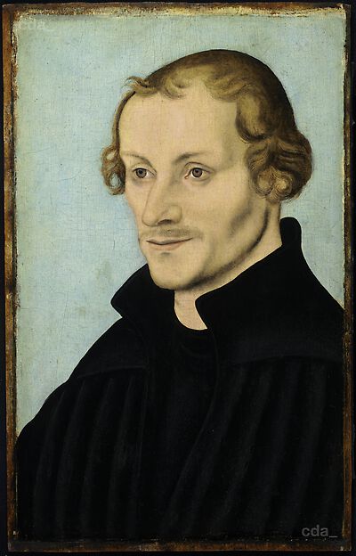 Porträtt av Philipp Mélanchthon (1497-1560) - Lucas Cranach den äldre