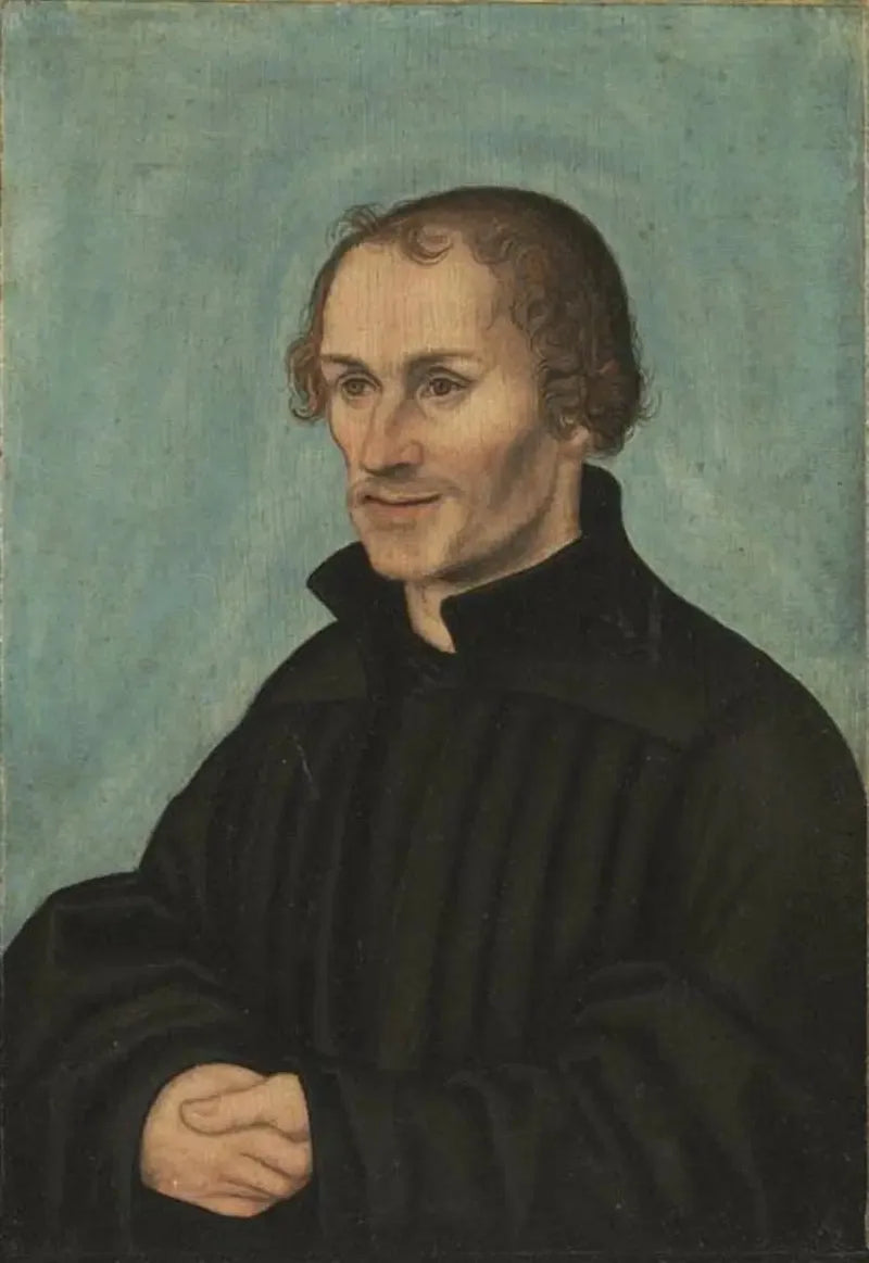 Porträtt av Philipp Melanchthon - Lucas Cranach den äldre