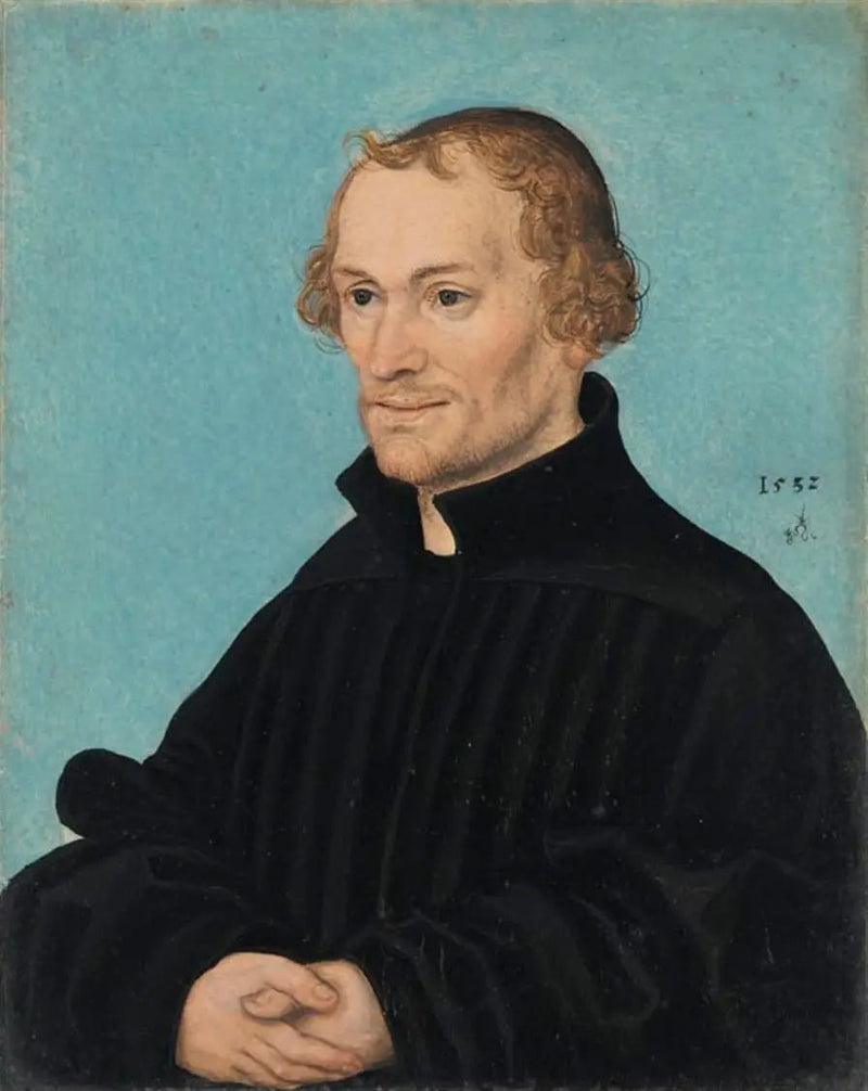 Porträtt av Philipp Melanchthon - Lucas Cranach den äldre