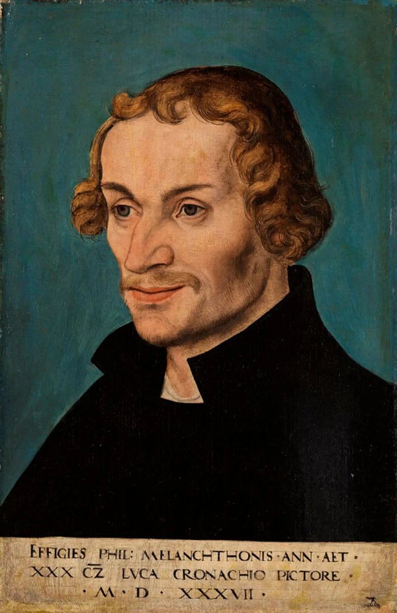Porträtt av Philipp Mélanchthon - Lucas Cranach den äldre
