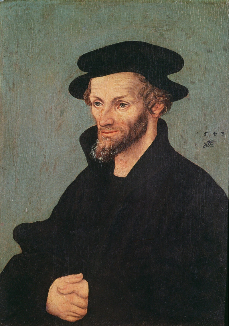 Porträtt av Philipp Melanchton - Lucas Cranach den äldre