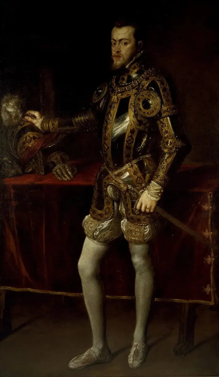 Porträtt av Filip II av Spanien - Peter Paul Rubens