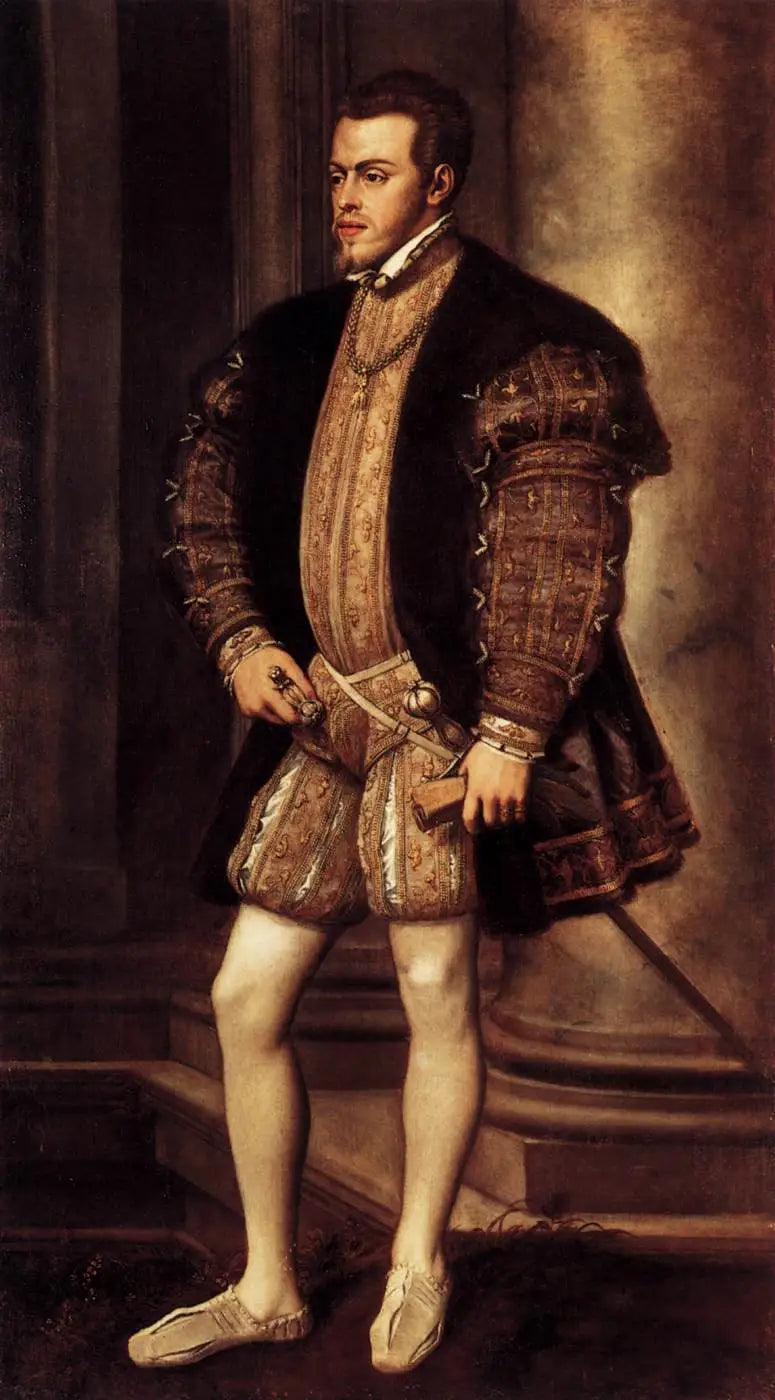 Porträtt av Filip II av Spanien - Titian