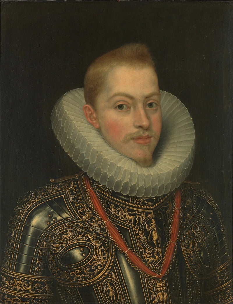 Porträtt av Filip III, kung av Spanien - Frans Pourbus den yngre