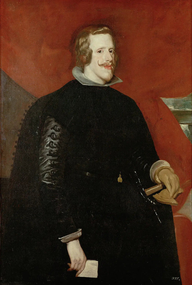 Porträtt av Filip IV av Spanien, i tre kvart - Diego Velázquez