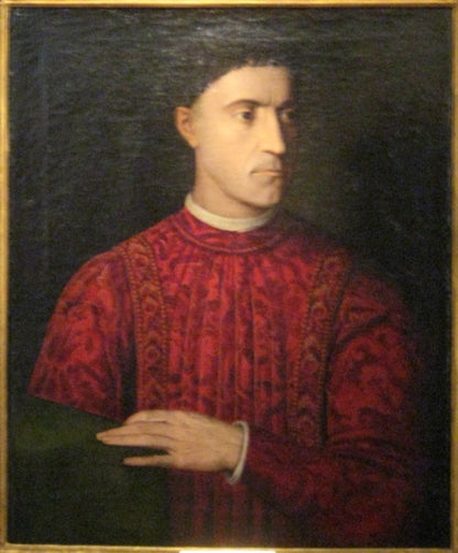 Porträtt av Piero de' Medici - Bronzino