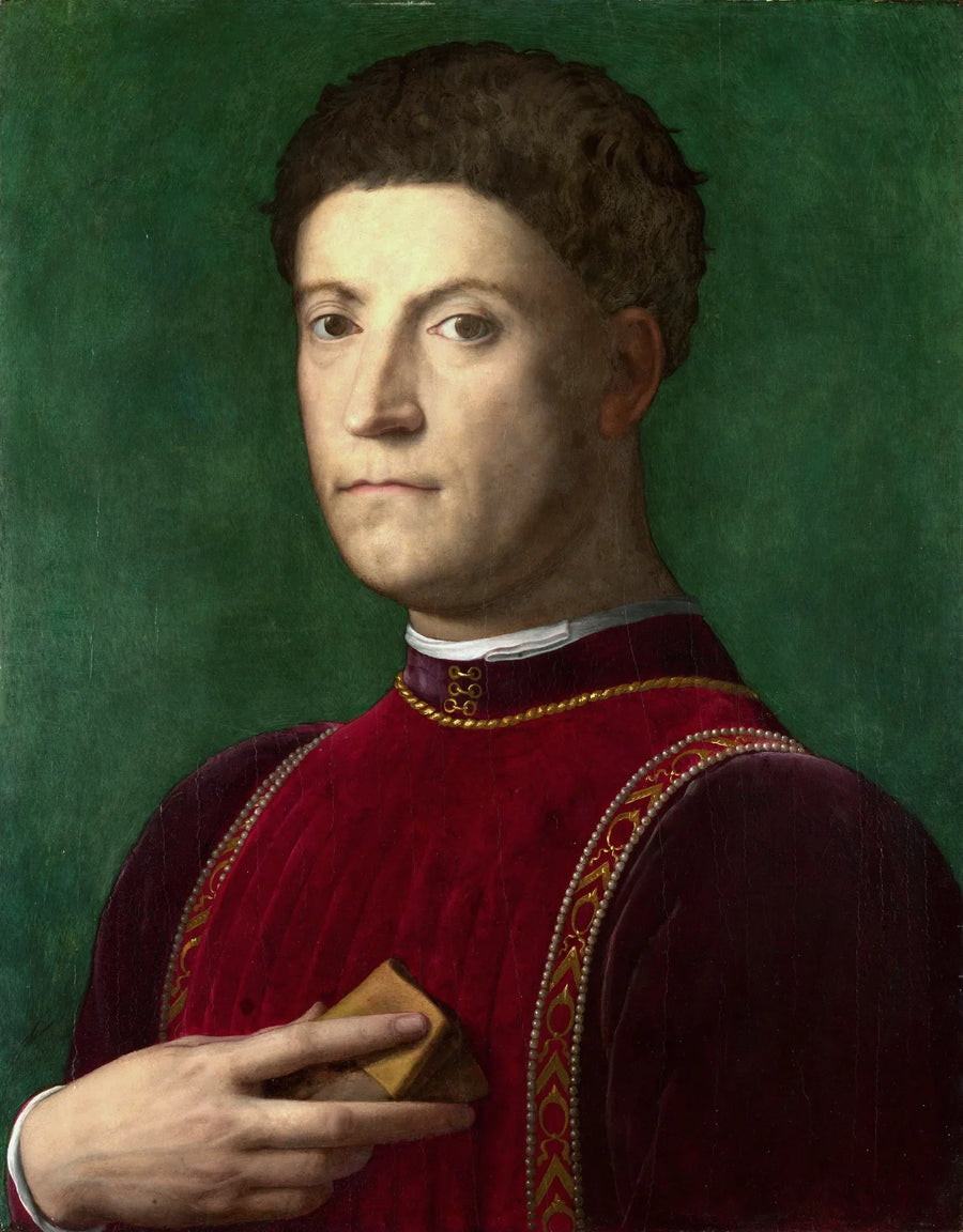 Porträtt av Piero de' Medici - Bronzino