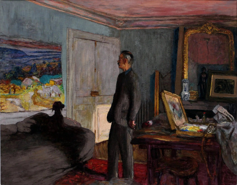 Porträtt av Pierre Bonnard - Édouard Vuillard