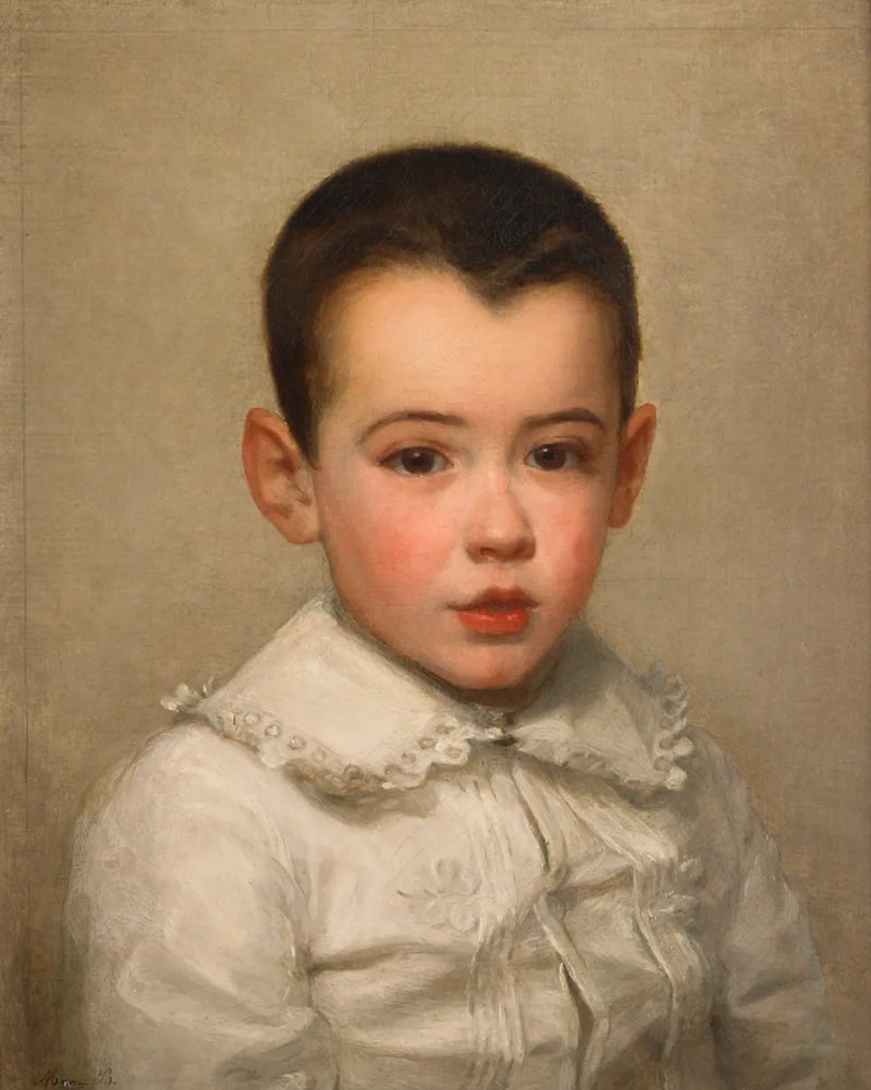 Porträtt av Pierre Bracquemond som barn - Marie Bracquemond