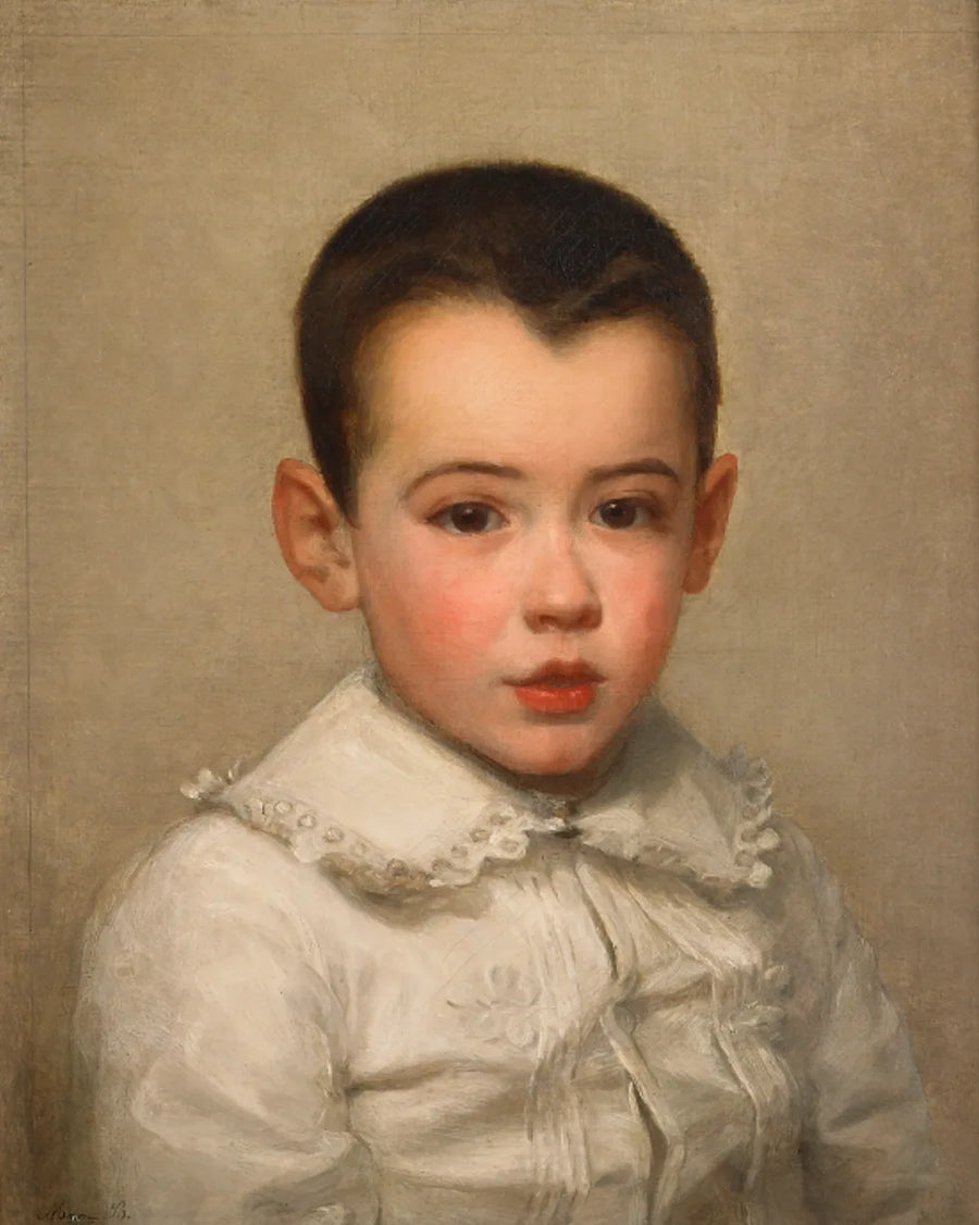 Porträtt av Pierre Bracquemond som barn - Marie Bracquemond