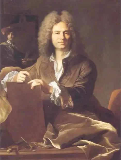 Porträtt av Pierre Drevet - Hyacinthe Rigaud